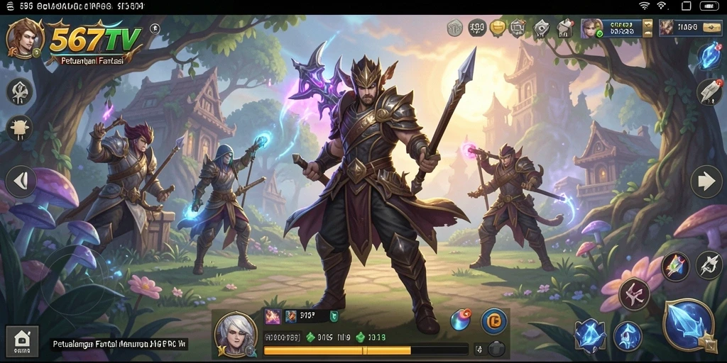 Tangkapan layar dari gameplay RPG yang seru dan menantang di 567TV.