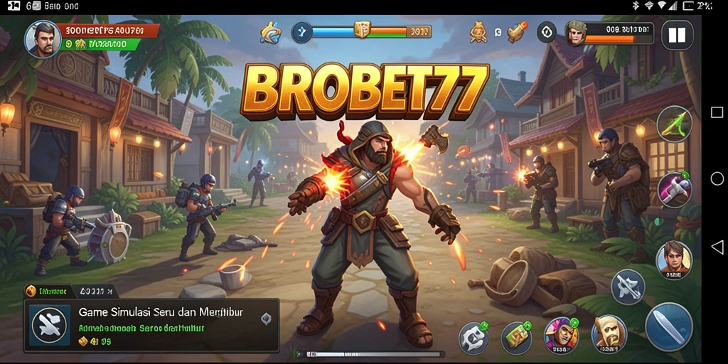 Tampilan menarik gameplay simulasi BROBET77 saat pemain berinteraksi.