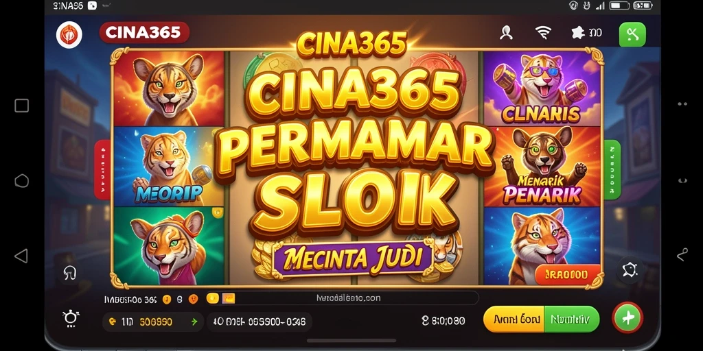 Tampilan gameplay CINA365 yang menarik saat bermain slot.