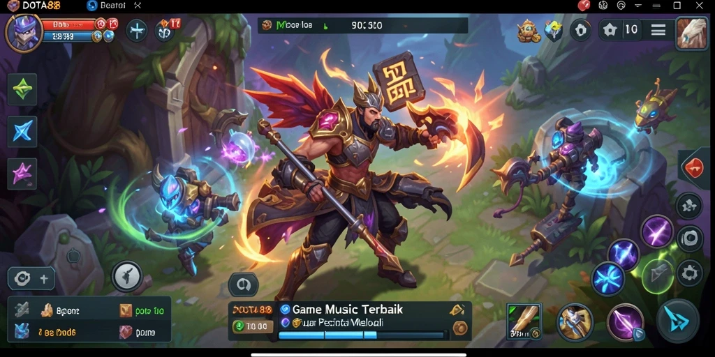 Screenshot DOTA88 menampilkan gameplay seru dalam bermain musik.