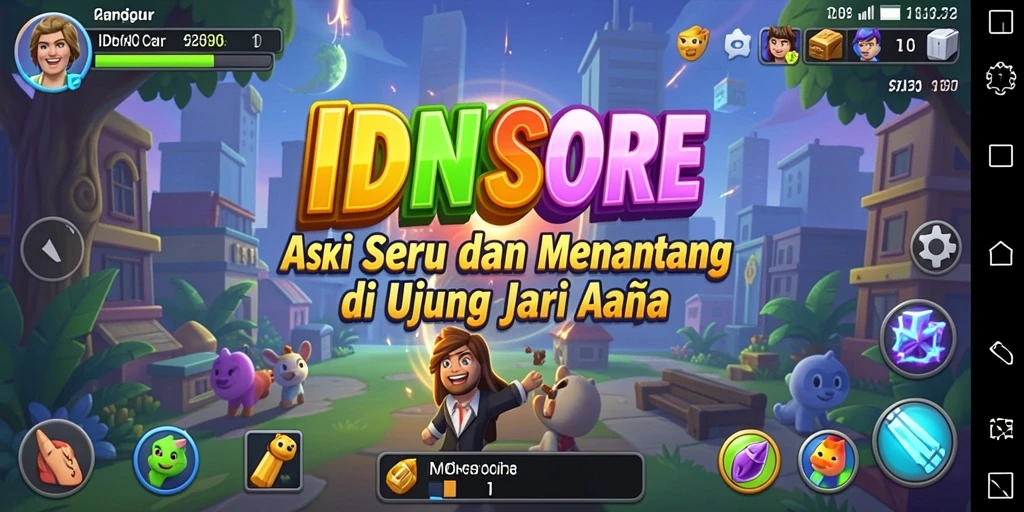 Screenshot gameplay mengasyikkan dari IDNSCORE yang menunjukkan aksi mendebarkan.