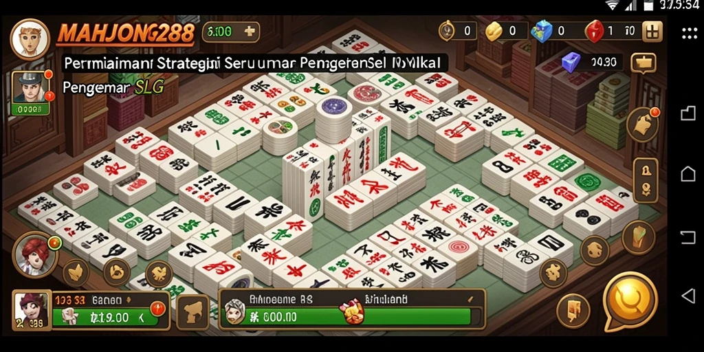 Tangkapan layar gameplay MAHJONG288 yang menunjukkan strategi menarik.