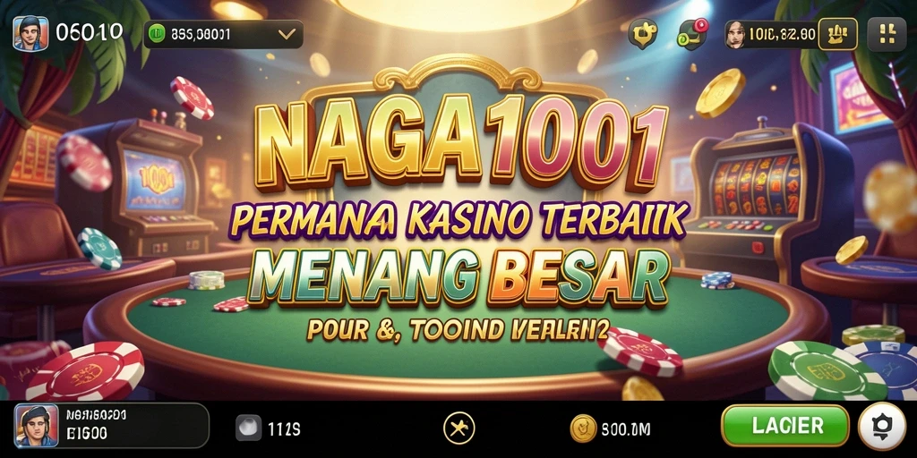Screenshot gameplay NAGA1001 menampilkan suasana Kasino yang mengasyikkan.