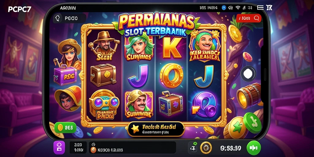 Gameplay PCPC7 yang menarik dengan grafis slot yang memukau.