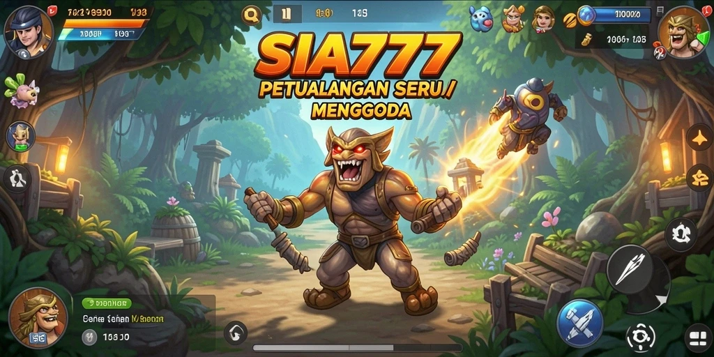 Screenshot gameplay SIA777 yang memperlihatkan dunia petualangan yang menakjubkan.