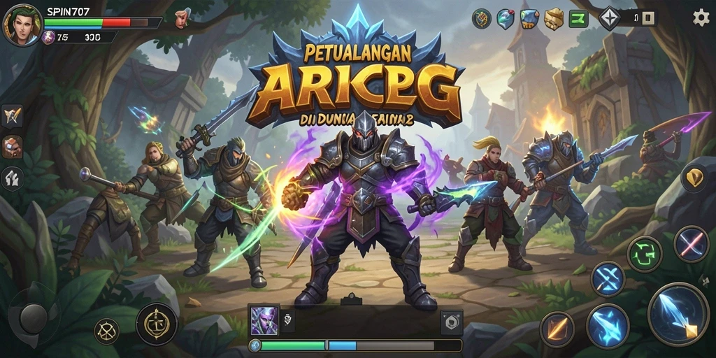 Screenshot gameplay SPIN707 yang menunjukkan aksi pertempuran menegangkan.