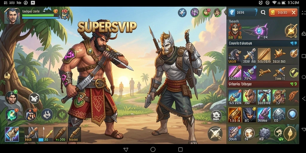 Tampilan antarmuka intuitif dari aplikasi SUPERSVIP.