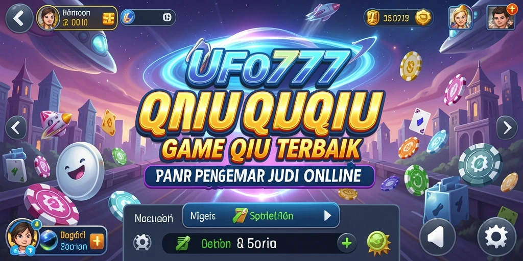 Tampilan menarik dari gameplay QiuQiu di UFO777.